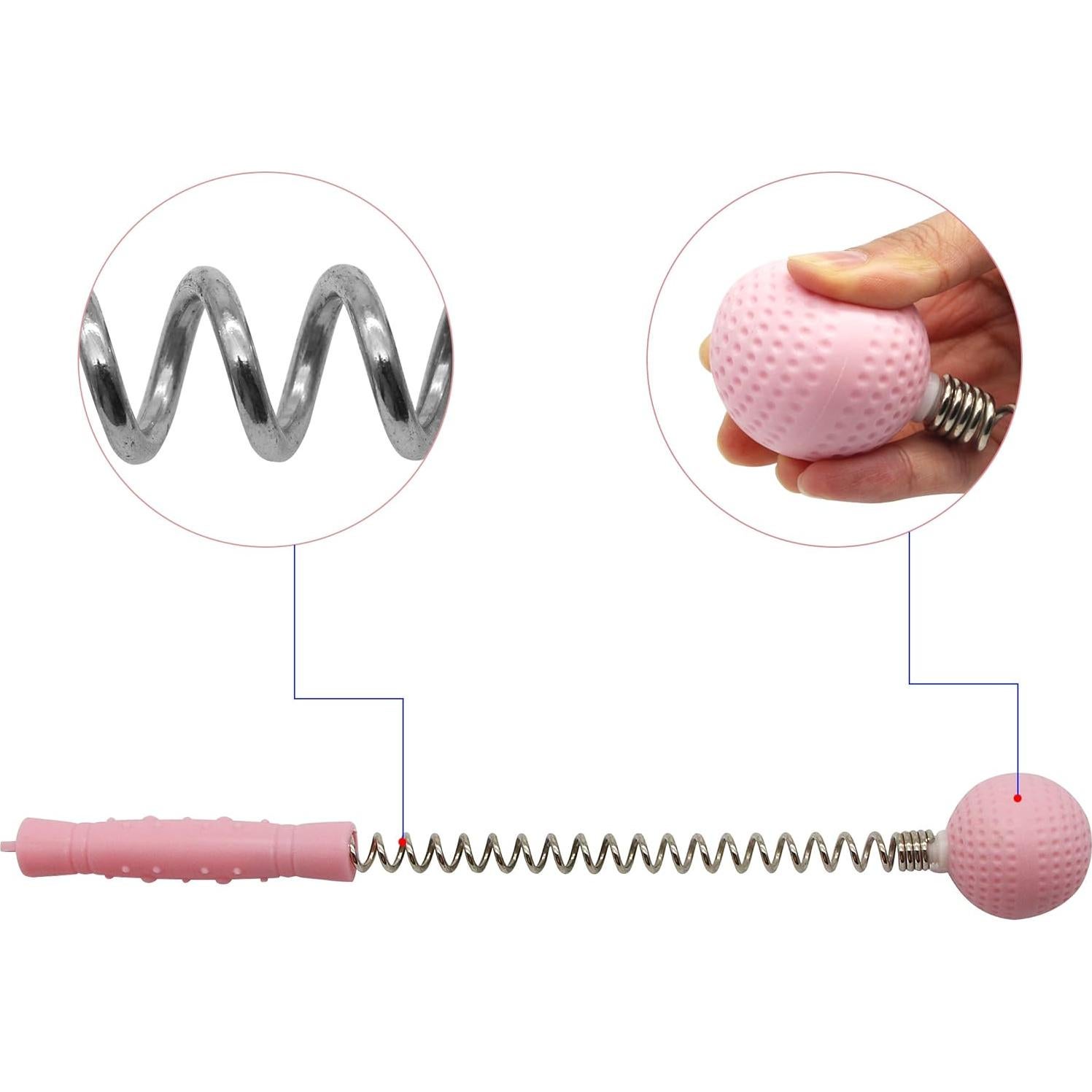 Masajeador de Bola de Golf SinLoon 2-Pack Rosa 32 cm