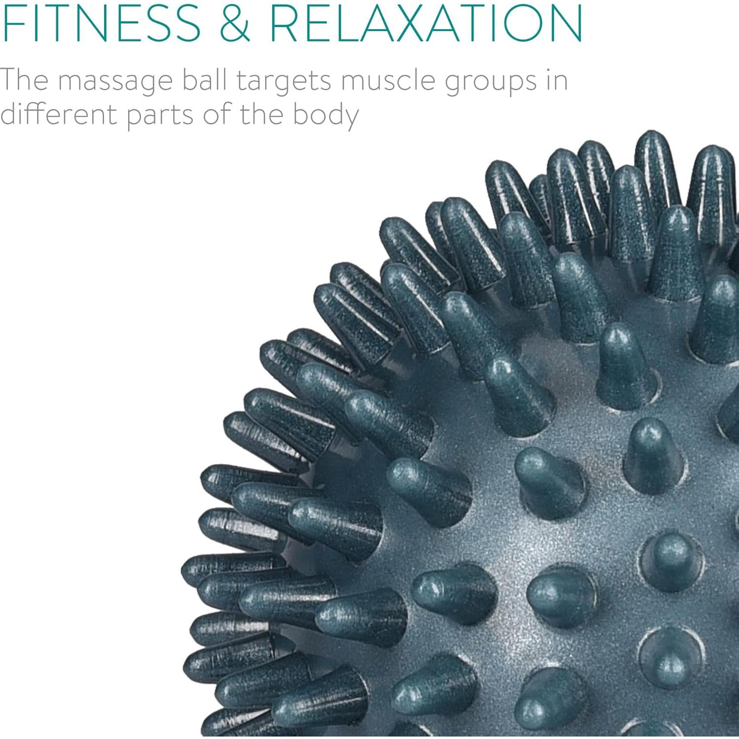 Set de 2 Pelotas de Masaje Espinosas Navaris - Ø 8 cm