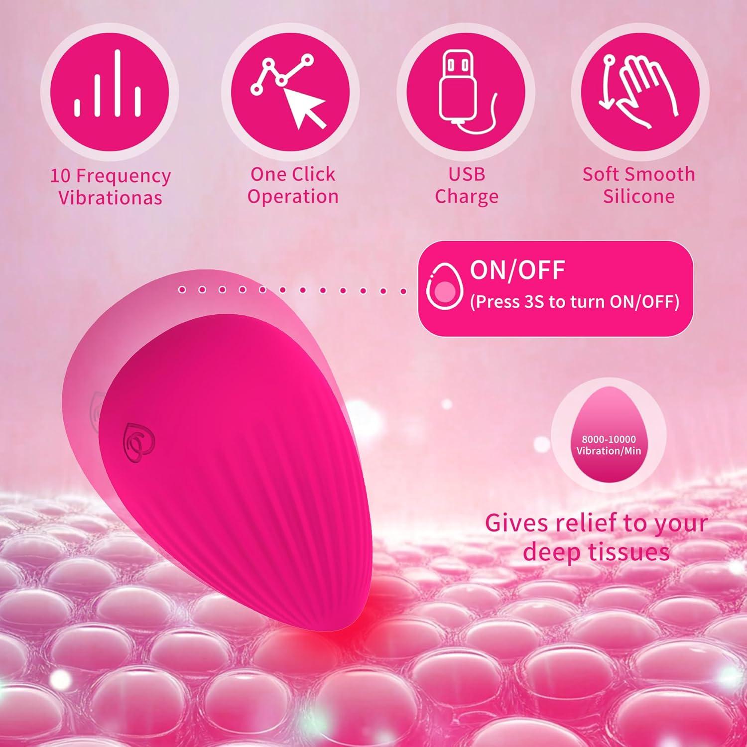 Masajeador Eléctrico Portátil Kelemeida K-02-A para Alivio Muscular