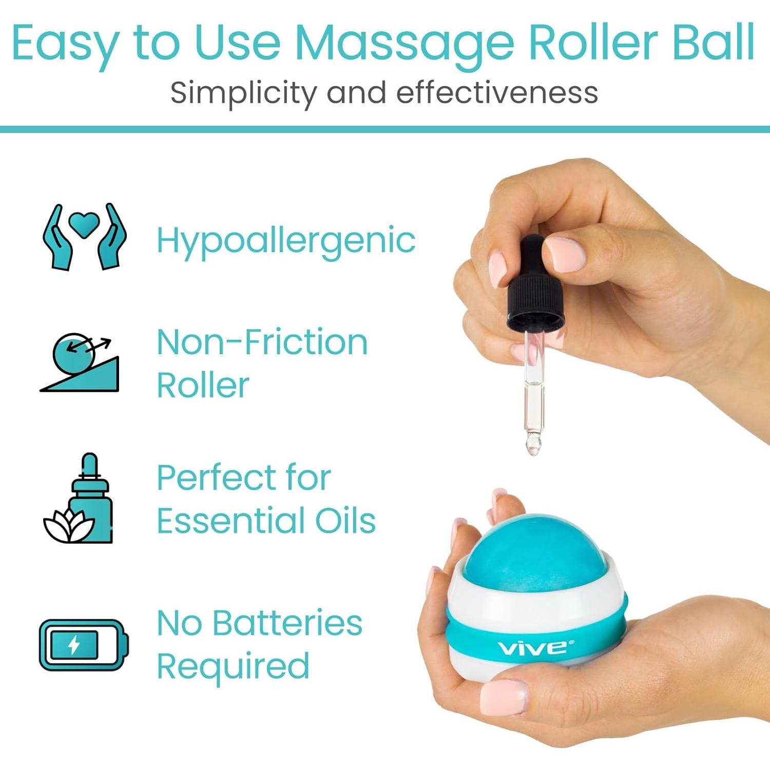 Rodillo de Masaje Vive Health - Terapia Manual para Alivio Muscular