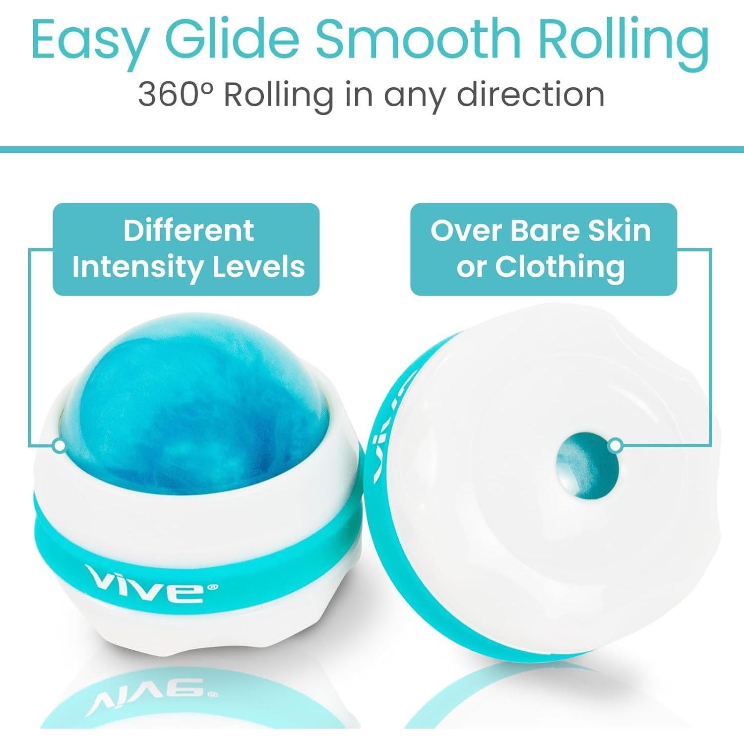 Rodillo de Masaje Vive Health - Terapia Manual para Alivio Muscular