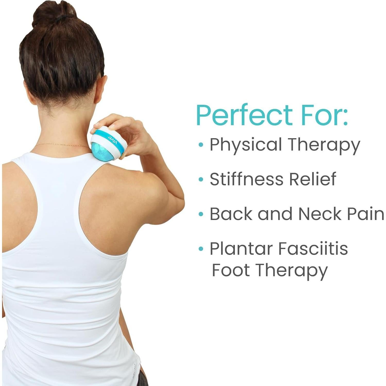 Rodillo de Masaje Vive Health - Terapia Manual para Alivio Muscular