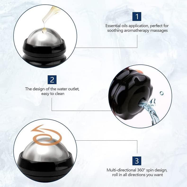Bola de Masaje Fría Cryosphere SUNANTH 1 pieza Negro