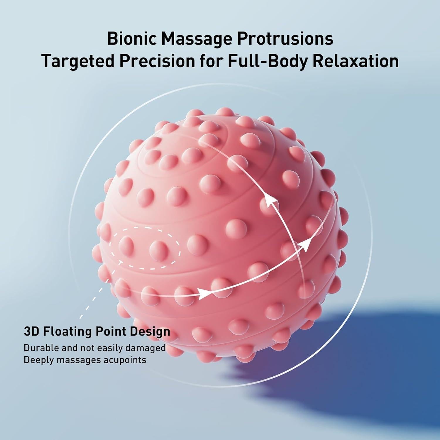 Bolas de Masaje Espinosas HSOOVZN 4 Pcs 4.83 cm Alivio Dolor