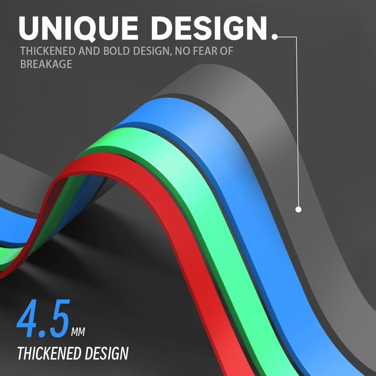 Bandas de Resistencia Beatvive BRB-04 con Mangos 0-18.1kg