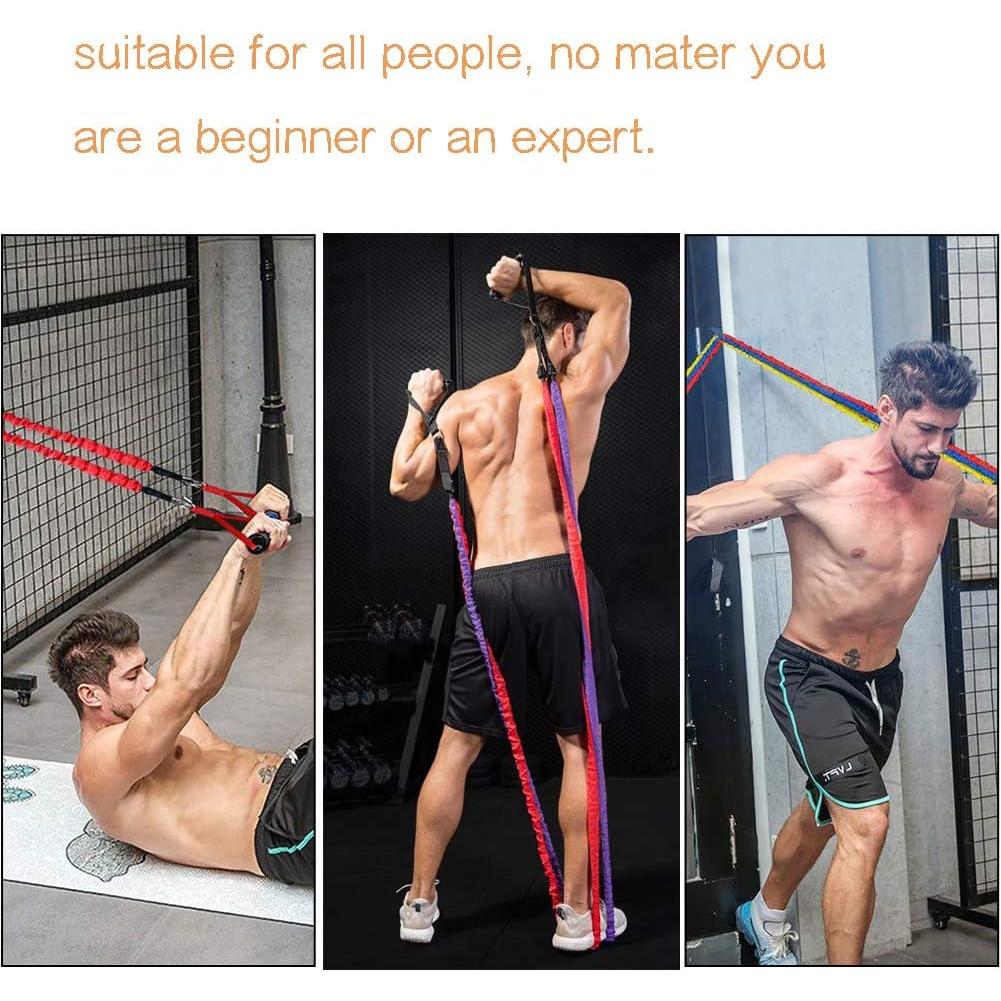 Juego de Bandas de Resistencia Rocutus 15 Piezas 9-18kg