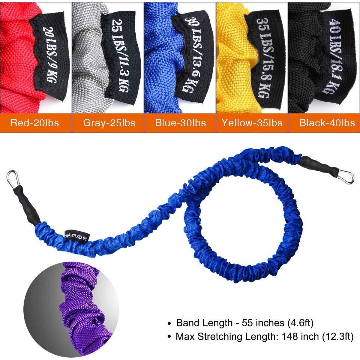 Juego de Bandas de Resistencia Rocutus 15 Piezas 9-18kg