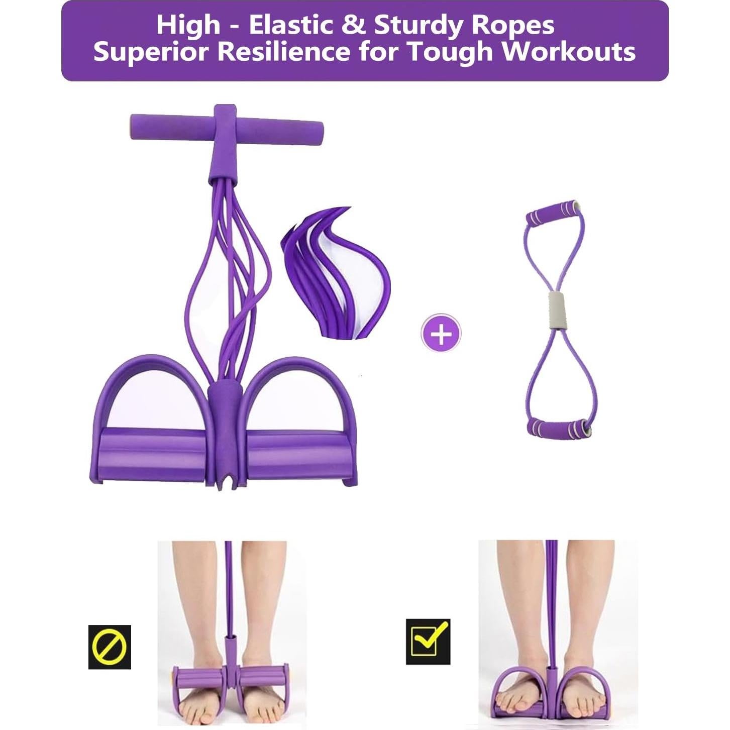 Banda de Resistencia Pedal Pro Lenporl con Banda Figura 8