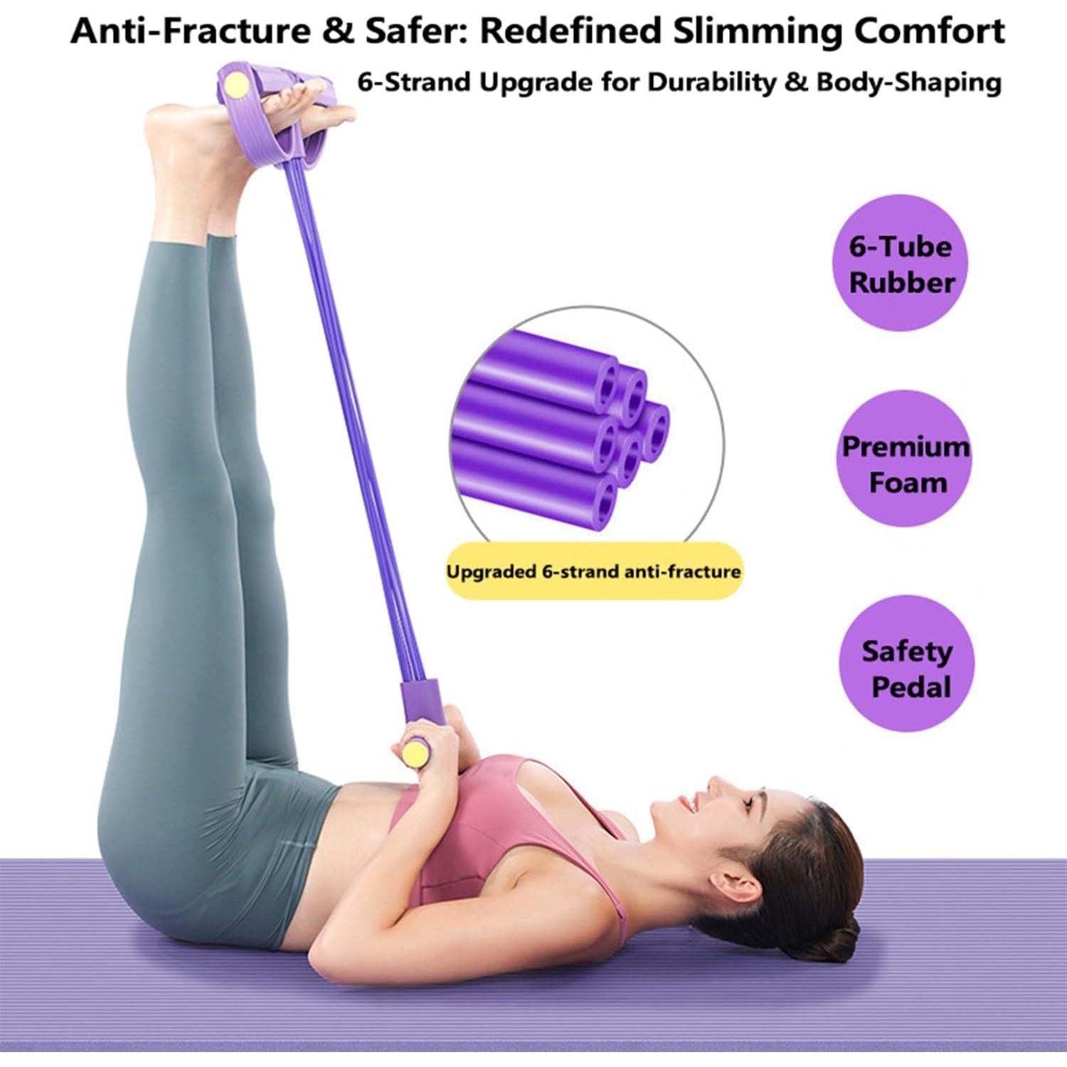 Banda de Resistencia Pedal Pro Lenporl con Banda Figura 8