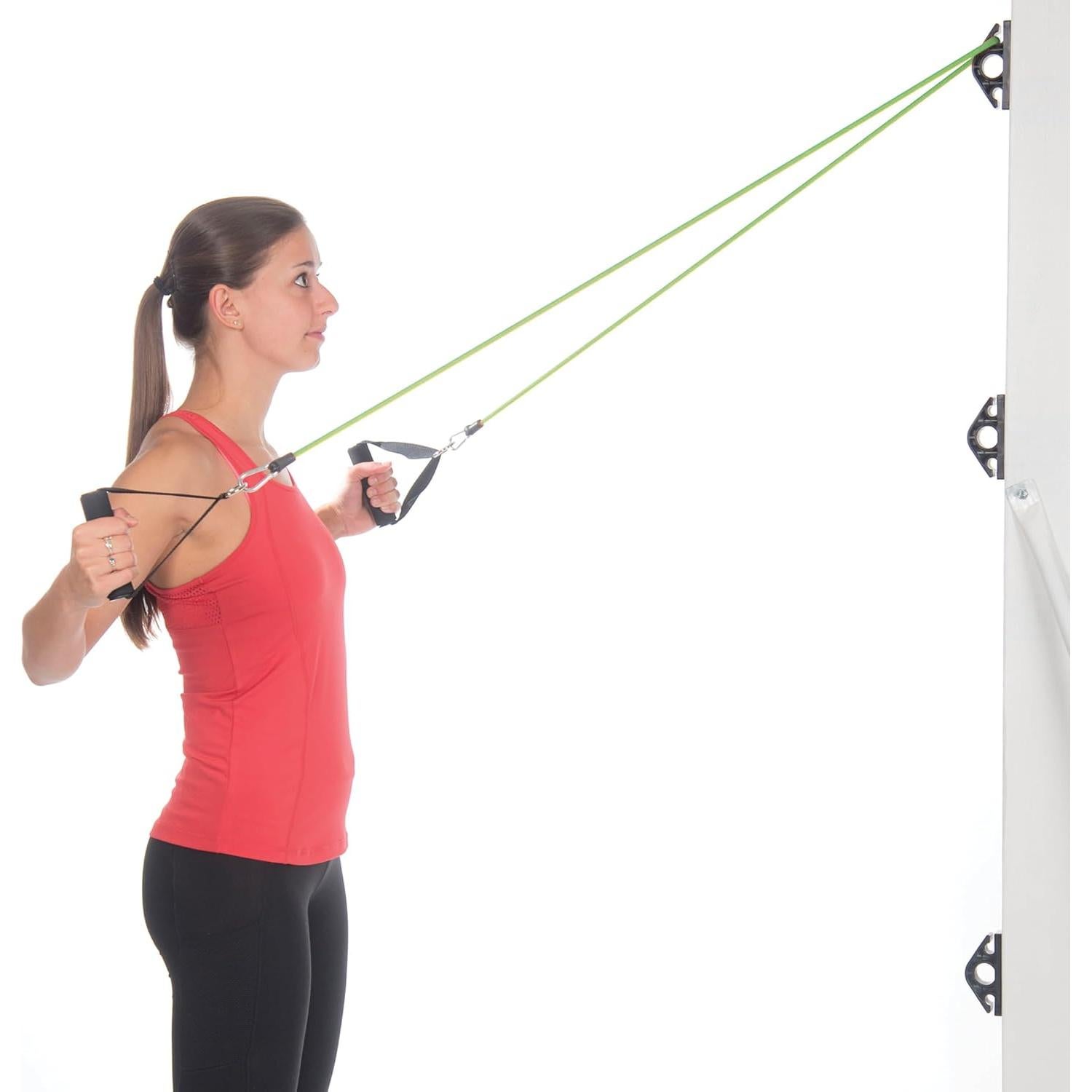 Kit de Anclaje de Banda de Resistencia OPTP - 3 Clips para Ejercicio