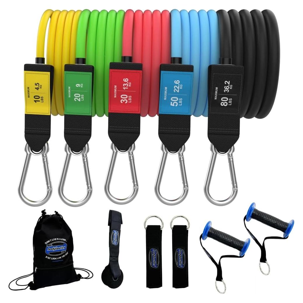 Conjunto de Bandas de Resistencia Bodylastics 10-190 lbs