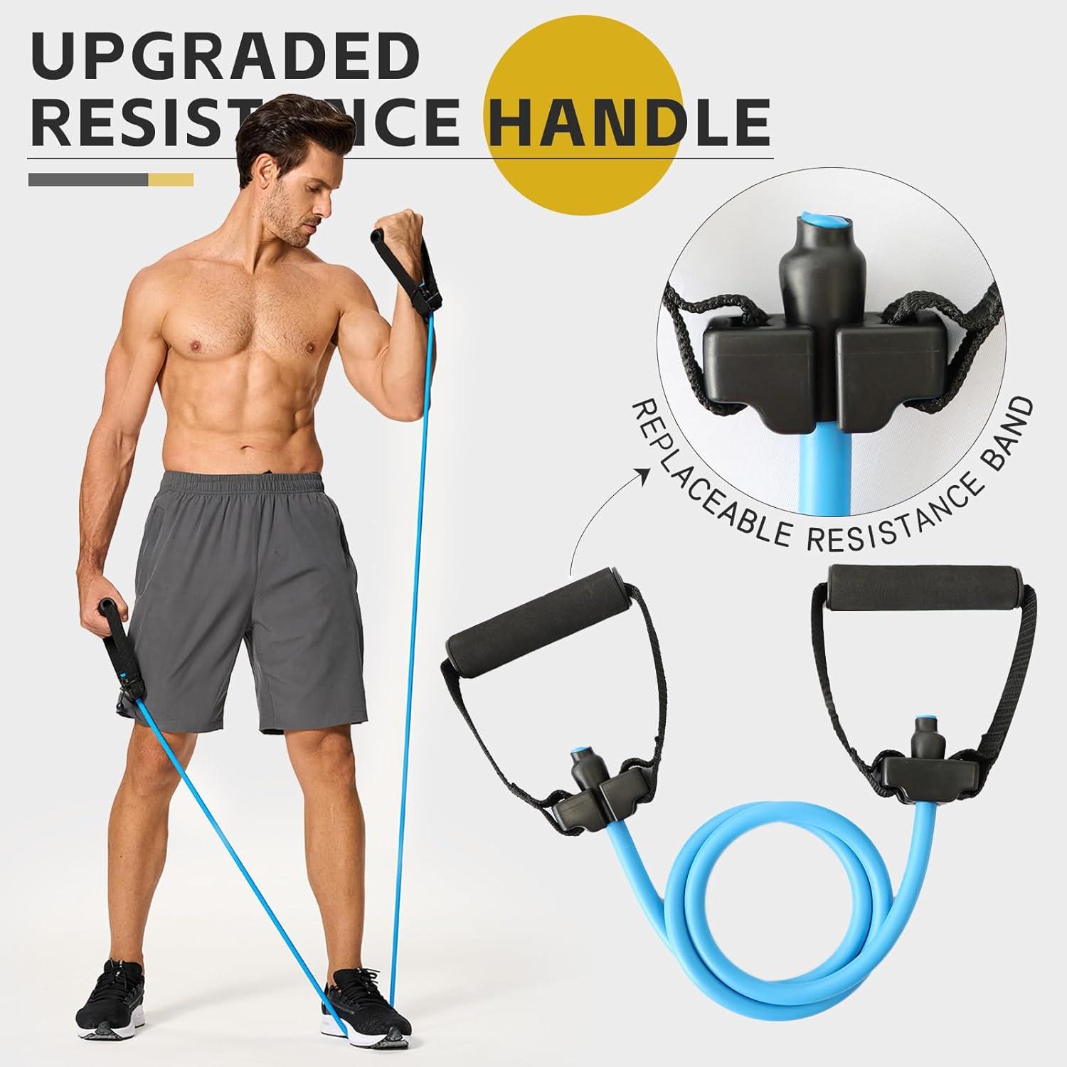 Bandas de Resistencia Lianjindun con Mango - 5 Niveles Ajustables