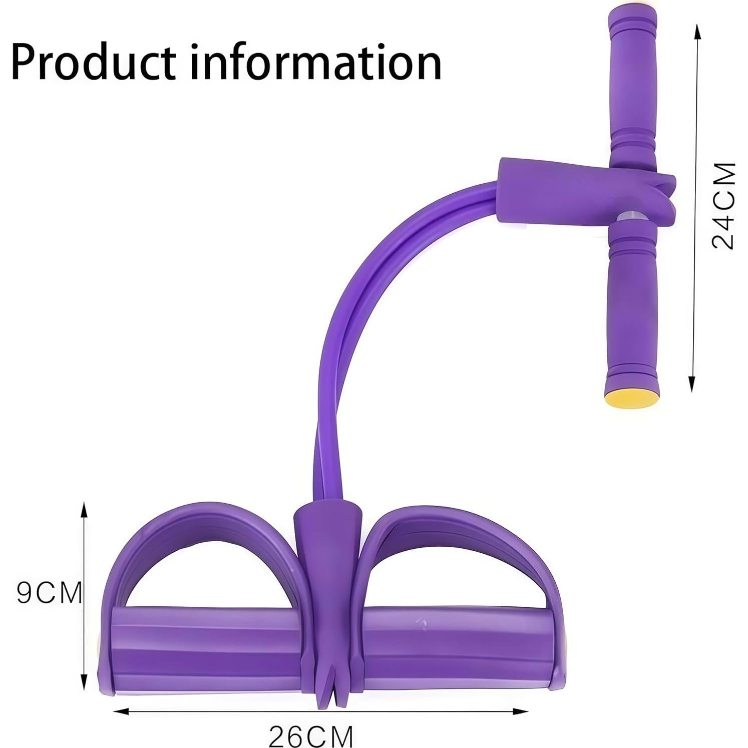 Bandas de Resistencia Fitness BIBIFACTORY 4 Tubos Portátil