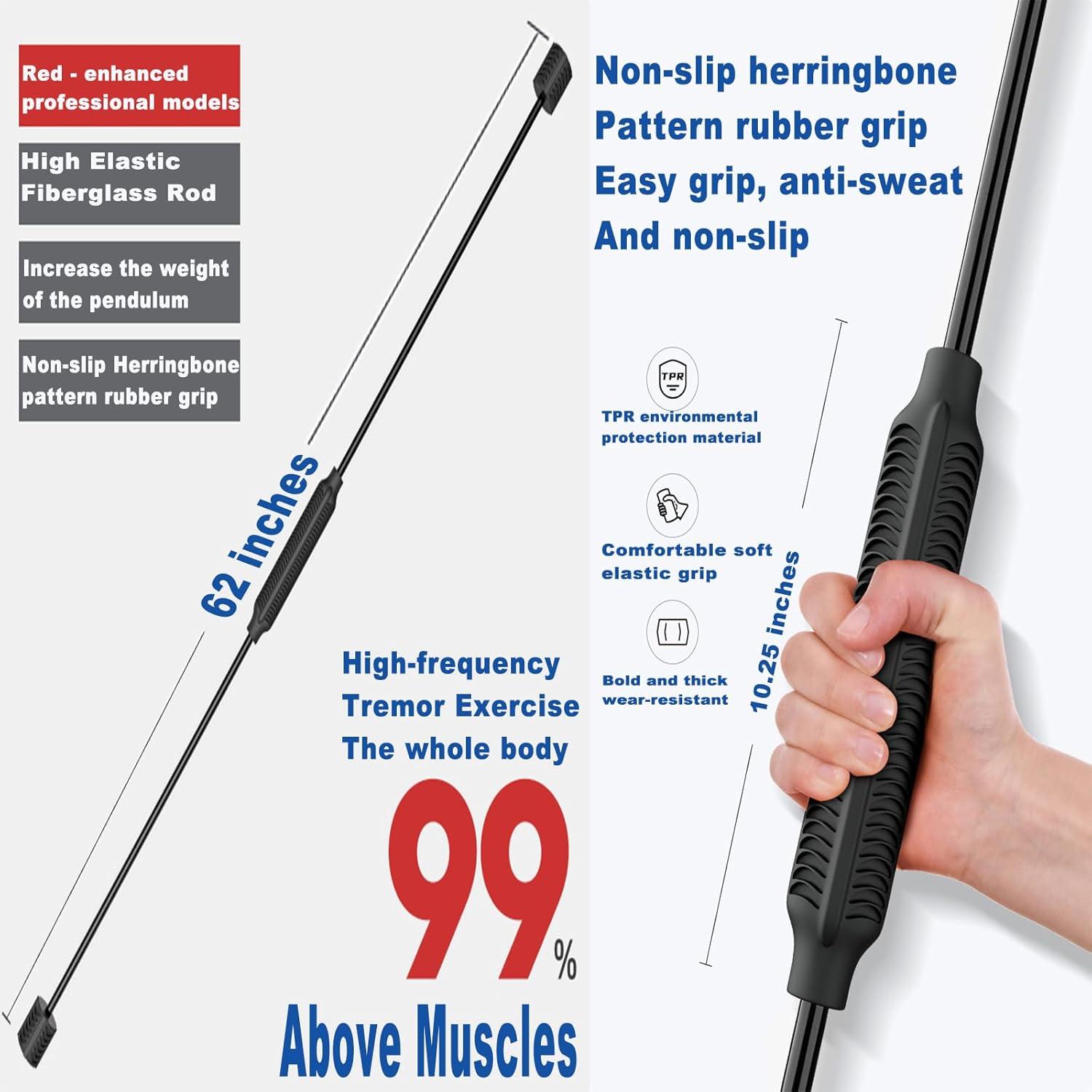 Juego de Yoga WinnerAide - Flexi Bar y Banda de Resistencia