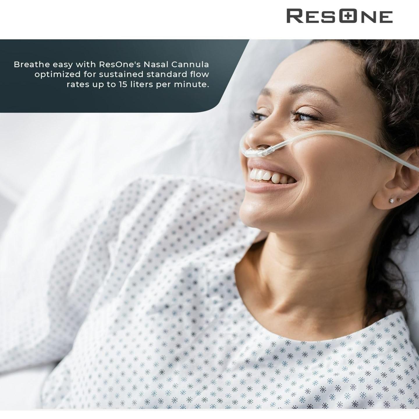 Cannula Nasal Alta Flujo ResOne 14 Pies 5-Pack Suave