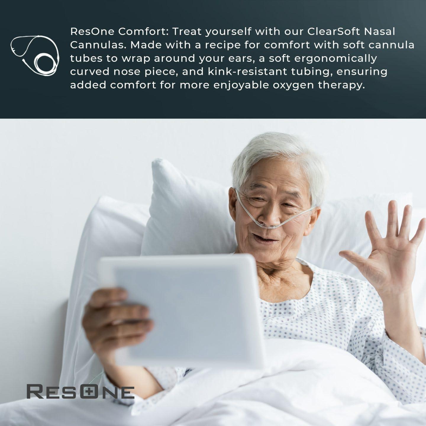 Cannula Nasal Alta Flujo ResOne 14 Pies 5-Pack Suave