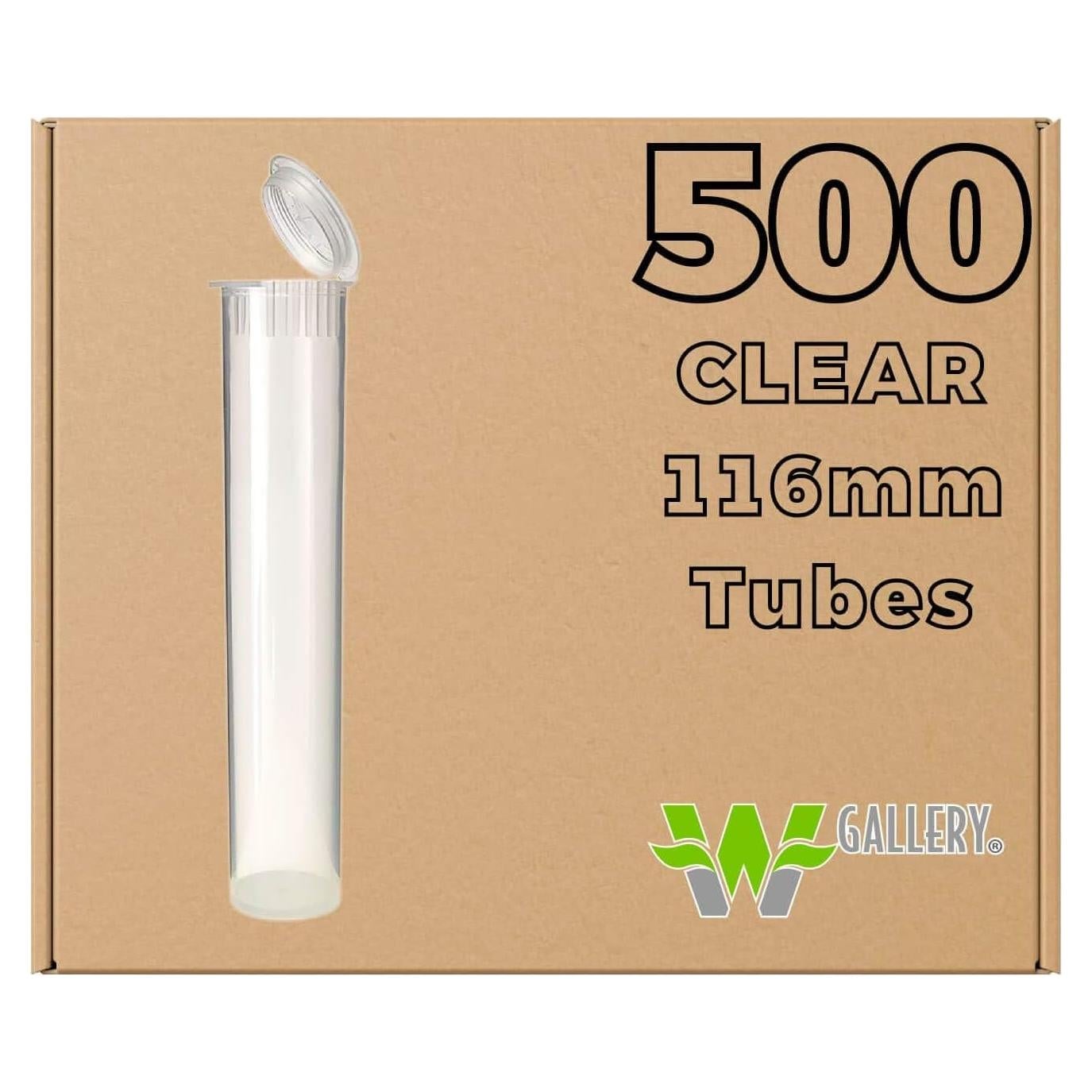 Tuberías Pop Top W Gallery 500 Claro 116mm - Herméticas y a Prueba de Olores