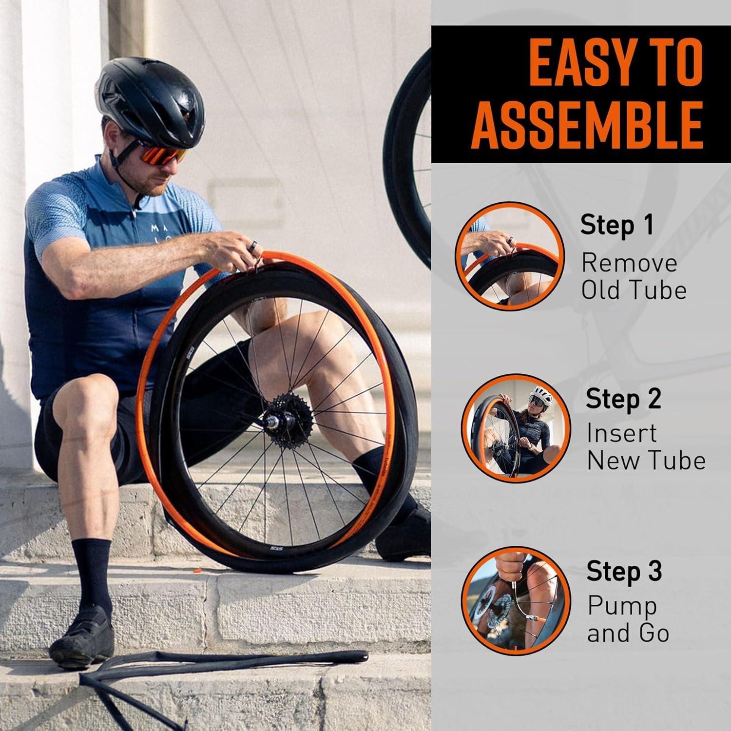 Tubo Interior Tubolito S-Tubo Road 700C x 18-32mm Válvula Presta