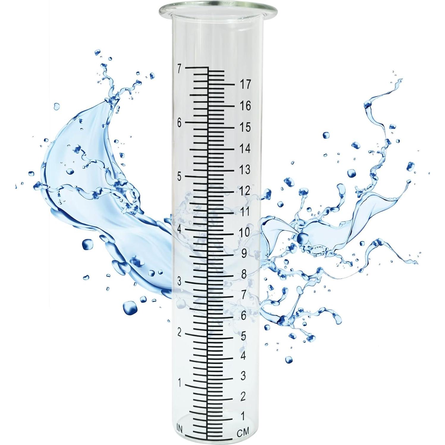 Tubo de Reemplazo para Pluviómetro LUEUDU 17.78 cm 2PCS