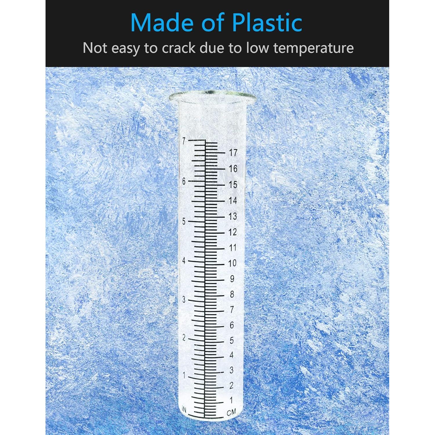 Tubo de Reemplazo para Pluviómetro LUEUDU 17.78 cm 2PCS