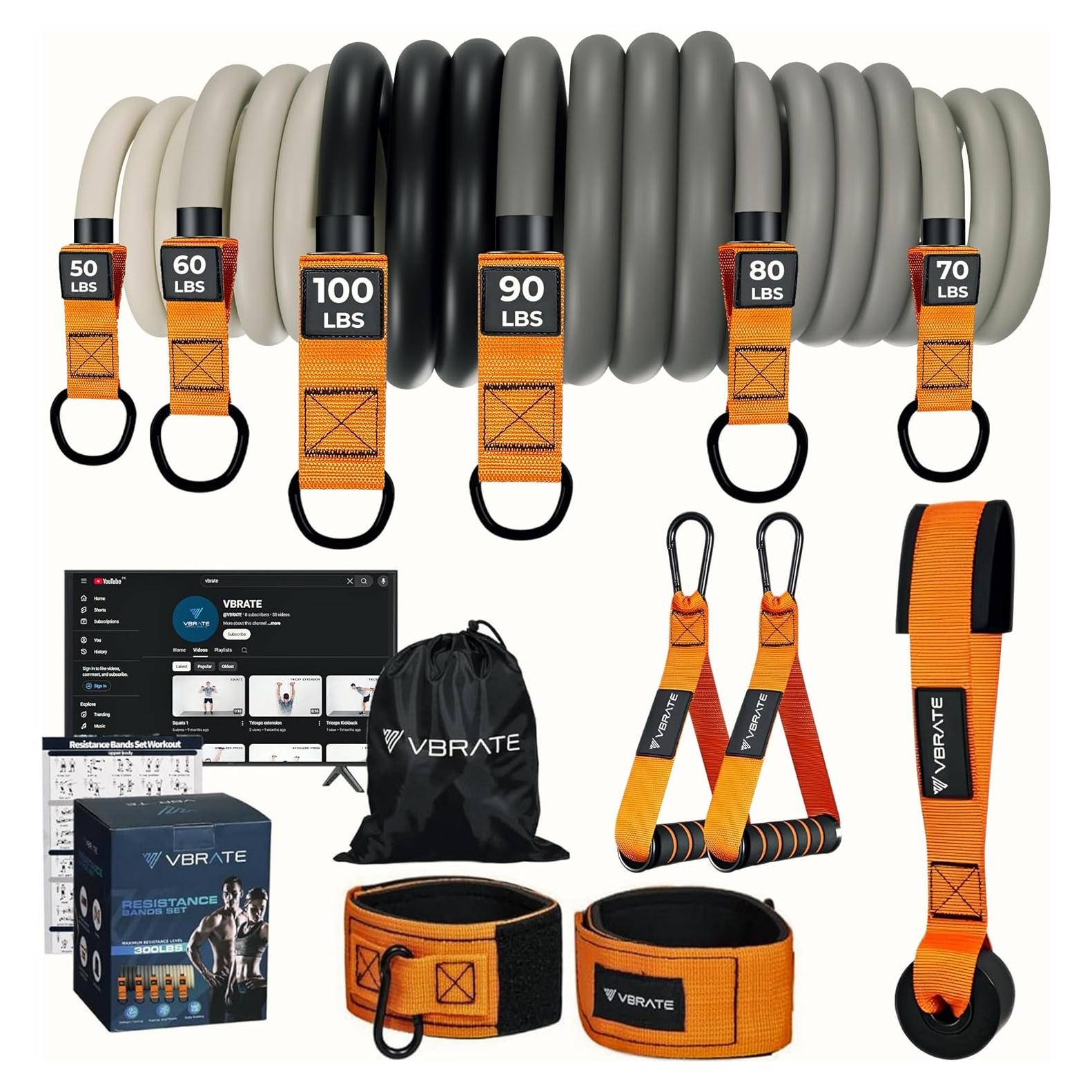 Juego de Bandas de Resistencia vBrate TKN-ResBand 450-LBS