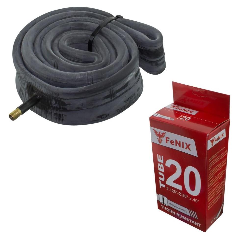 Tubo de Bicicleta Fenix 20" x 2.4" Schrader Resistente a Espinas