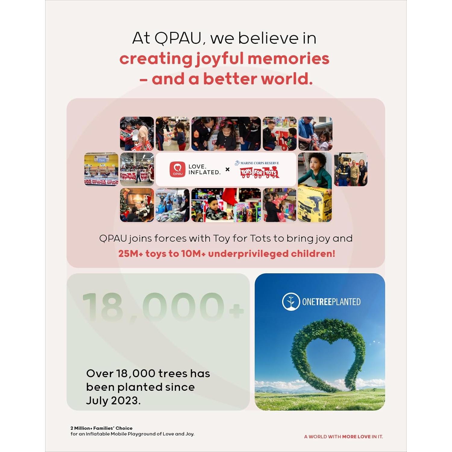 Tubo Inflable para Río QPAU 119 cm con 2 Portavasos y Respaldo