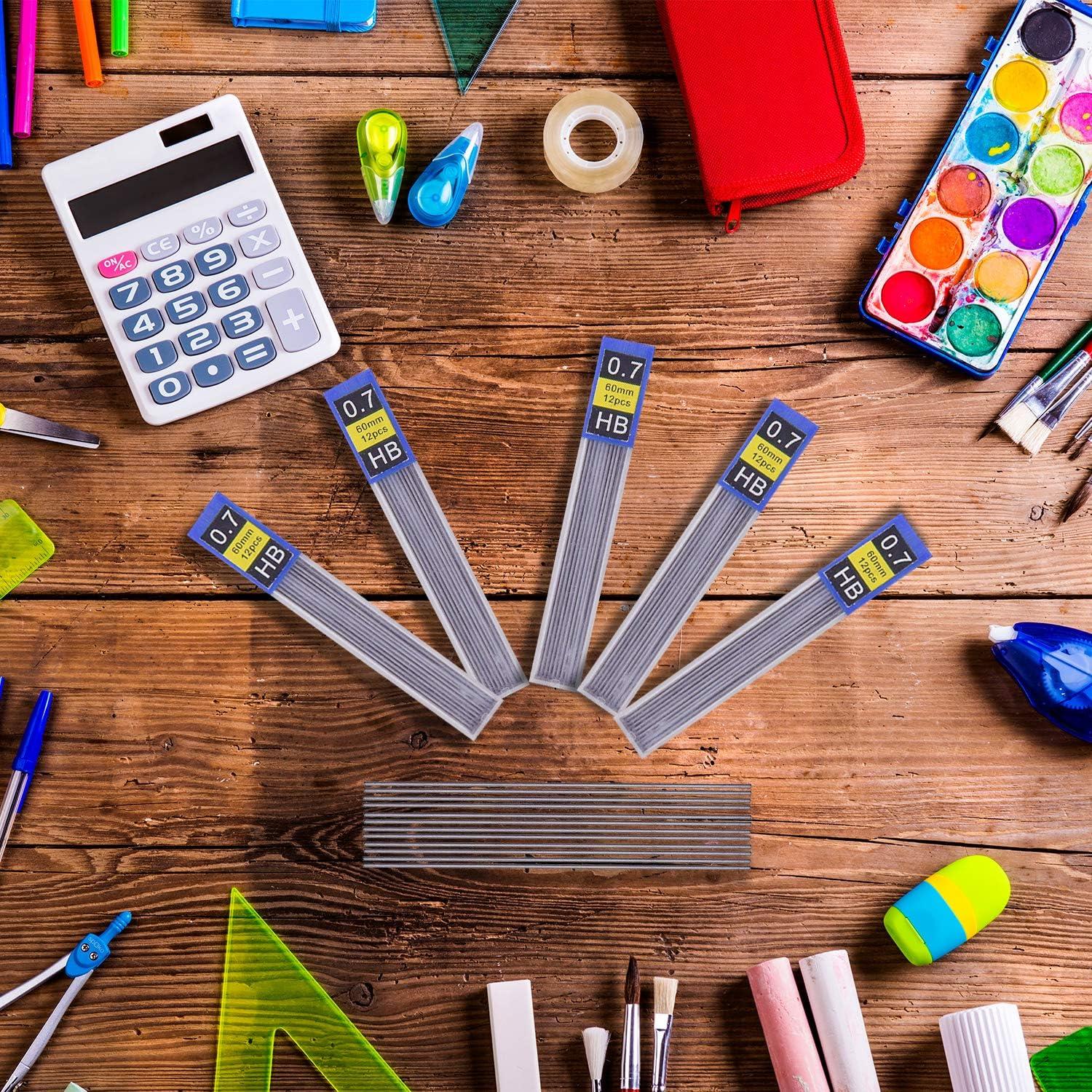 Recargas de Plomo Morepack 0.7 mm HB - 840 Piezas en 70 Tubos