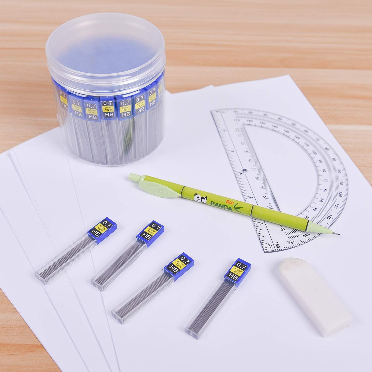 Recargas de Plomo Morepack 0.7 mm HB - 840 Piezas en 70 Tubos