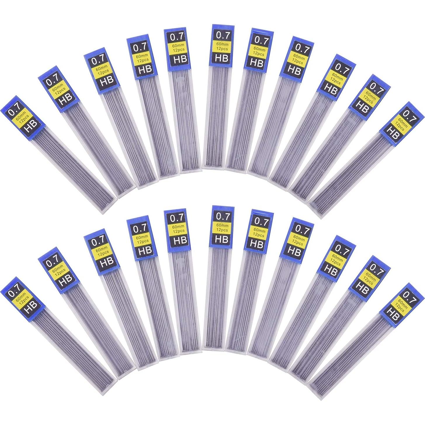 Recargas de Plomo Morepack 0.7 mm HB - 840 Piezas en 70 Tubos