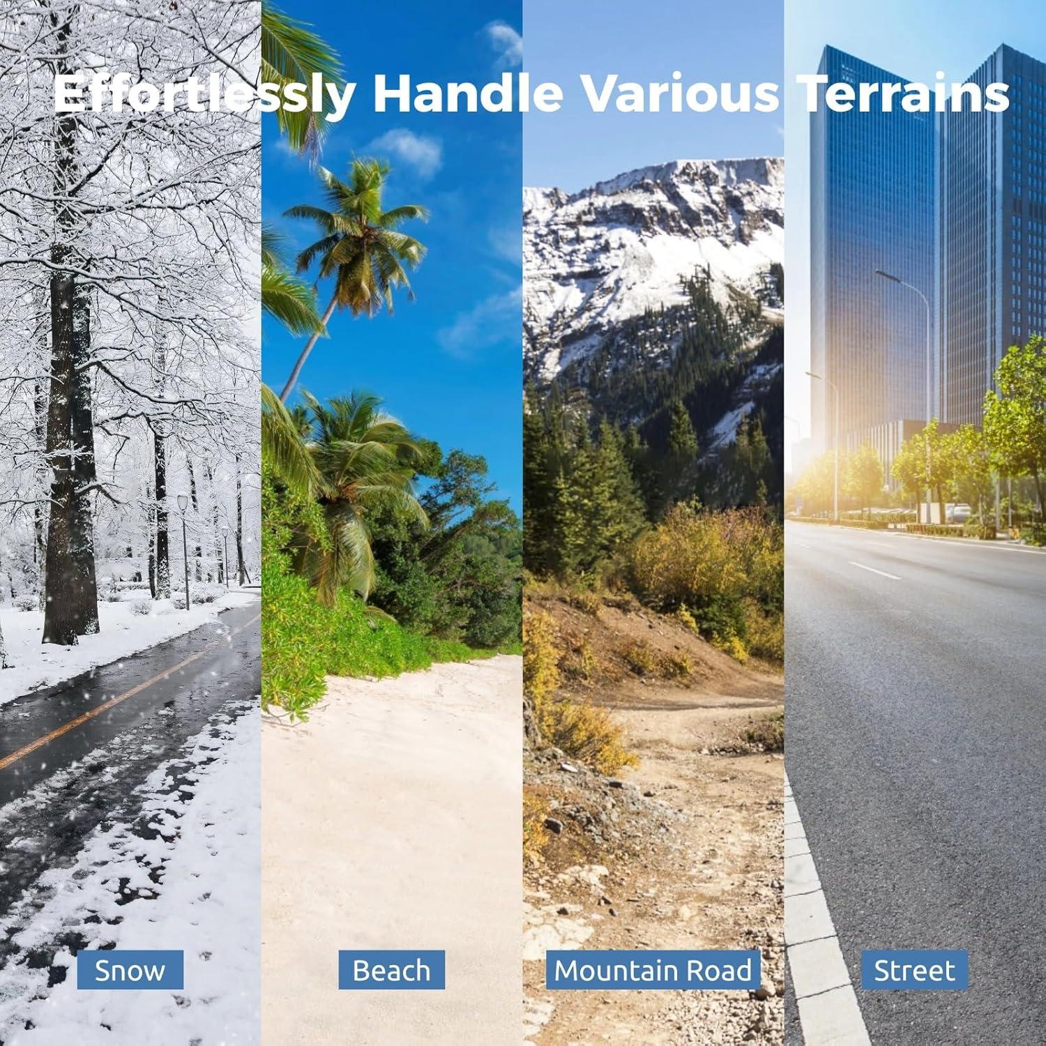 Neumáticos Fat Tire 20x4.0 yeessport con Cámara de Aire