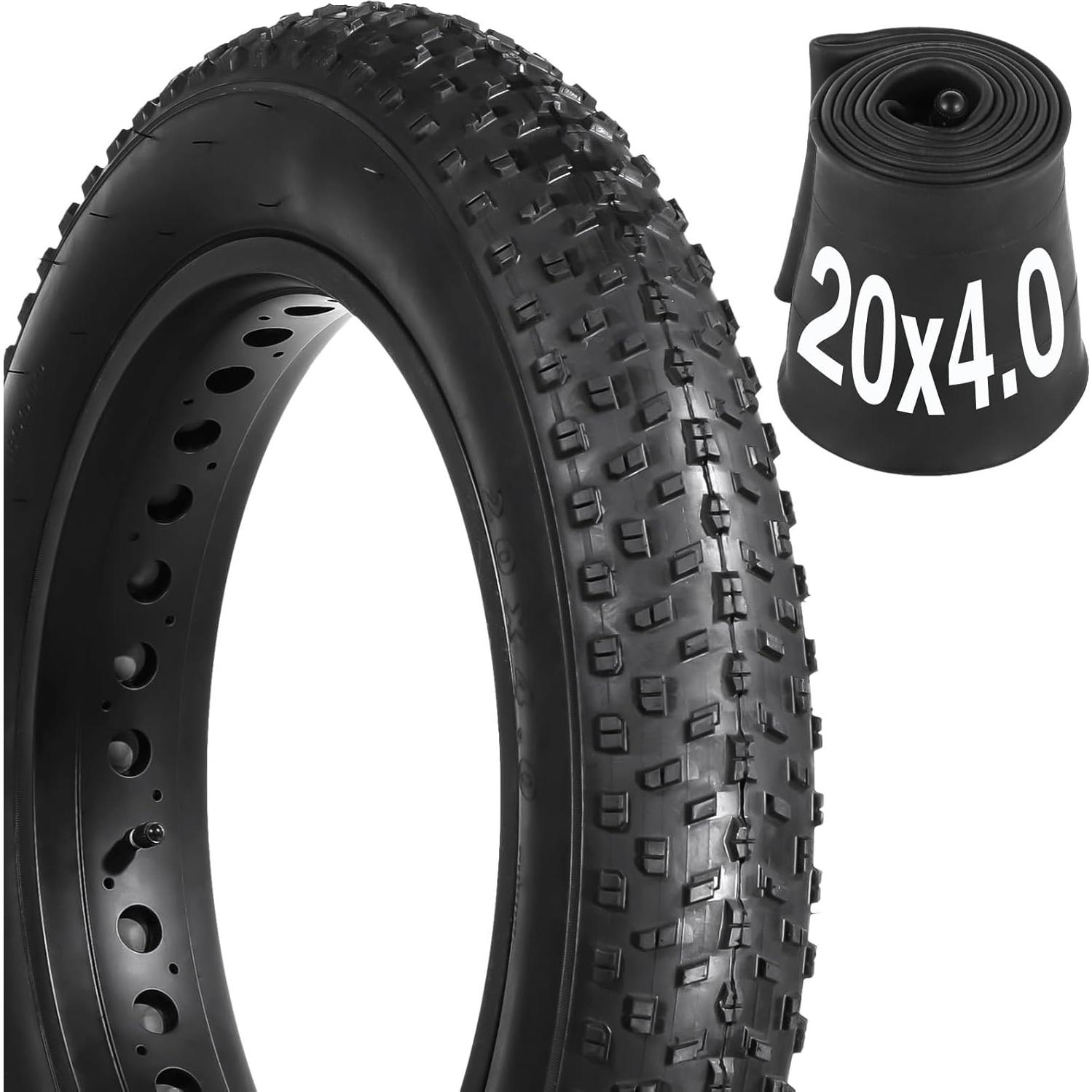 Neumáticos Fat Tire 20x4.0 yeessport con Cámara de Aire