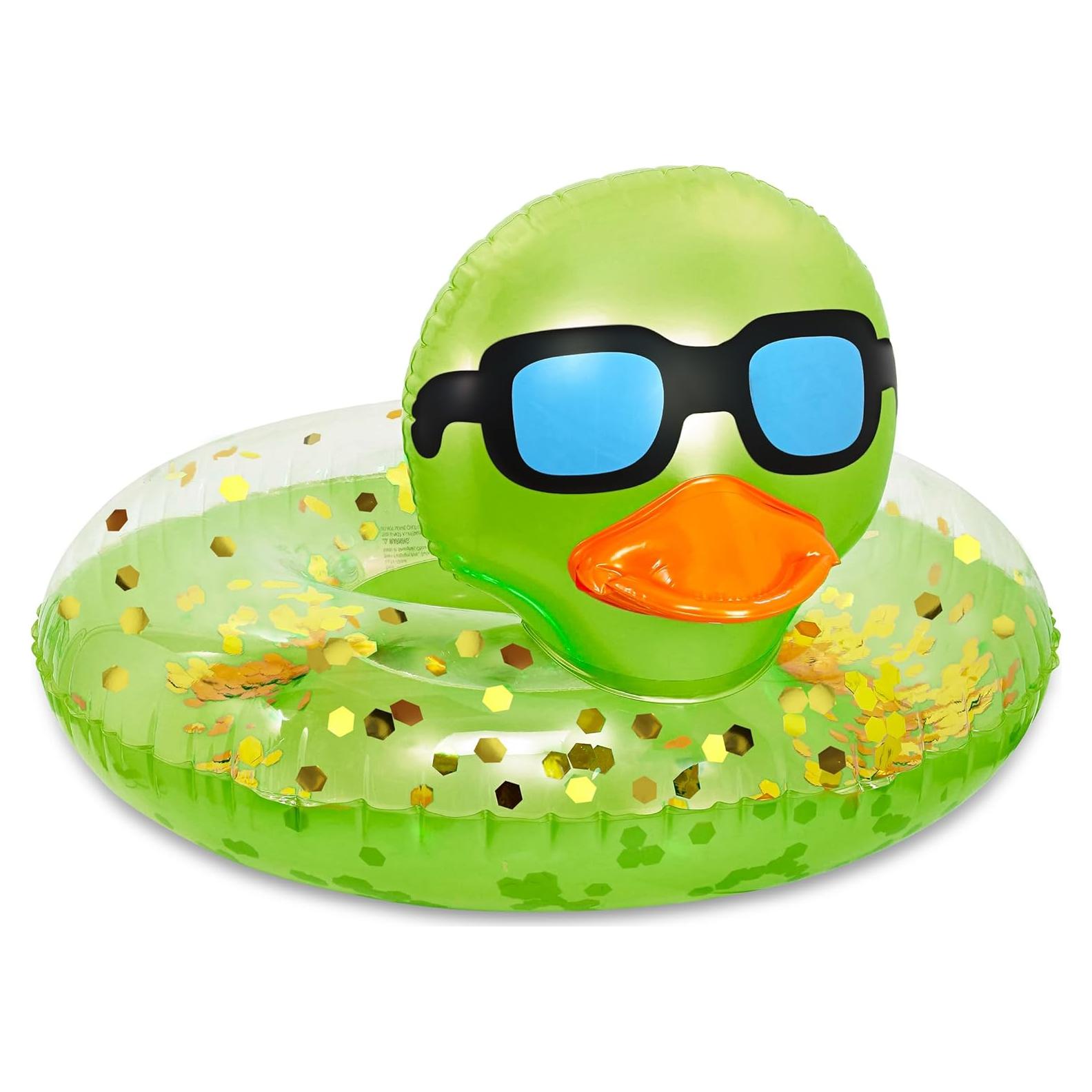 Flotador Inflable de Pato POZA 91 cm Vinilo Resistente UV