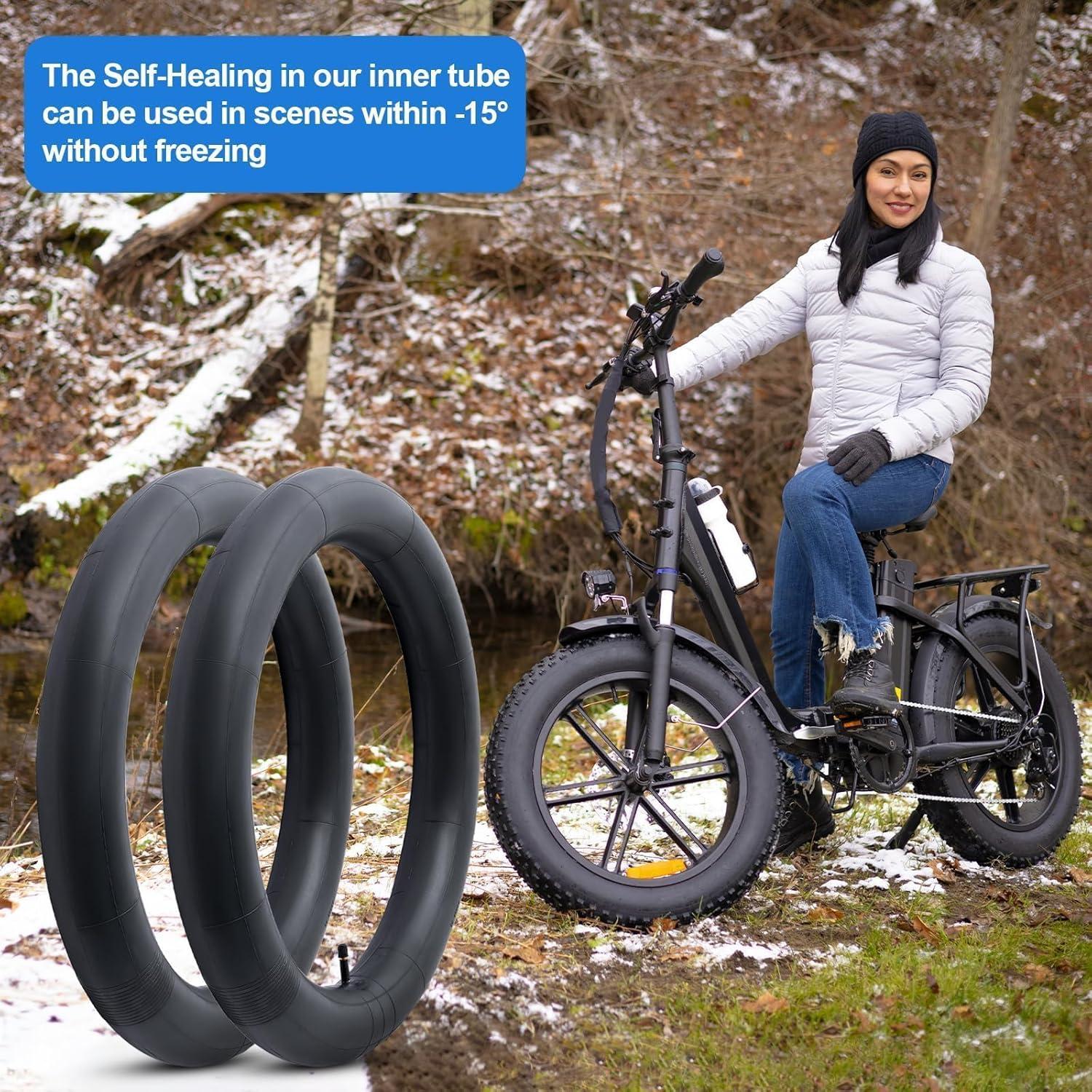 2 Tubos de Bicicleta Autoreparables 20x4.0/4.5 YunSCM