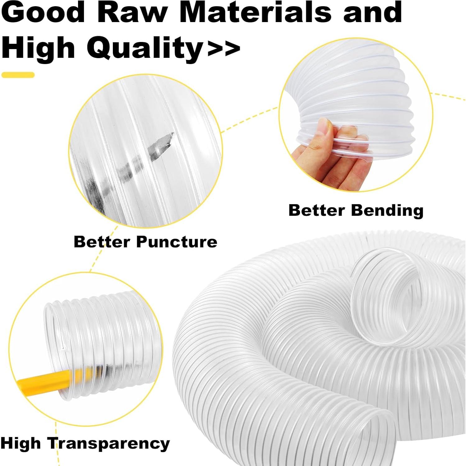 Manguera de Recolección de Polvo Nicalas 4" x 4.57m PVC