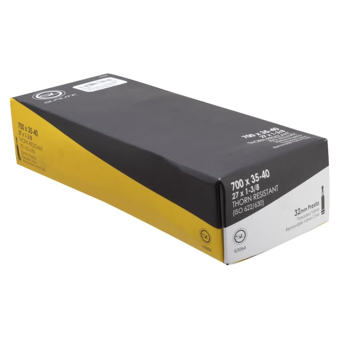 Tubo de Válvula Presta Sunlite 700x35-40 Resistente a Espinas