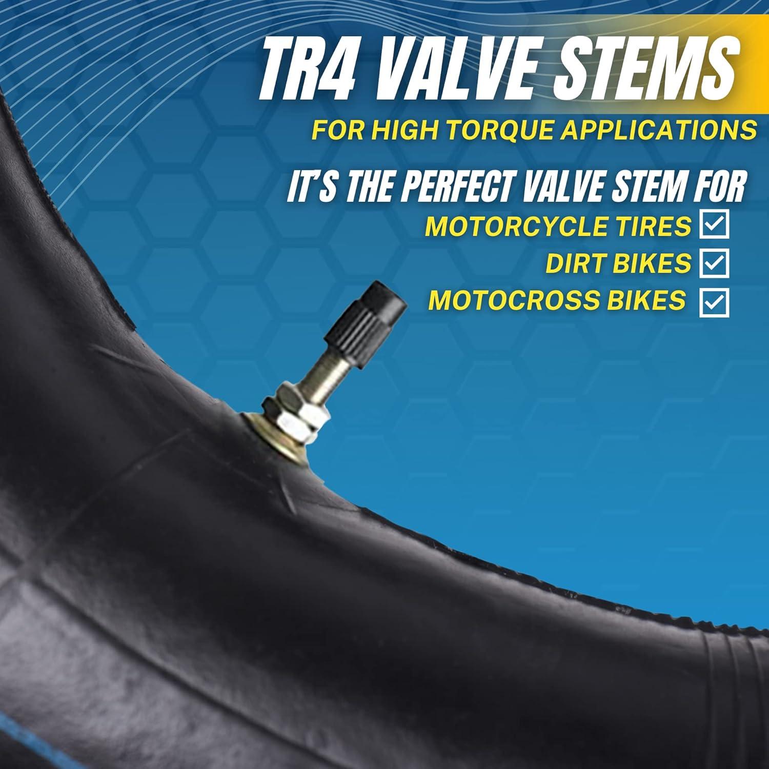 Paquete de 2 Tubos Internos AR-PRO 110/100-18 Caucho Butílico