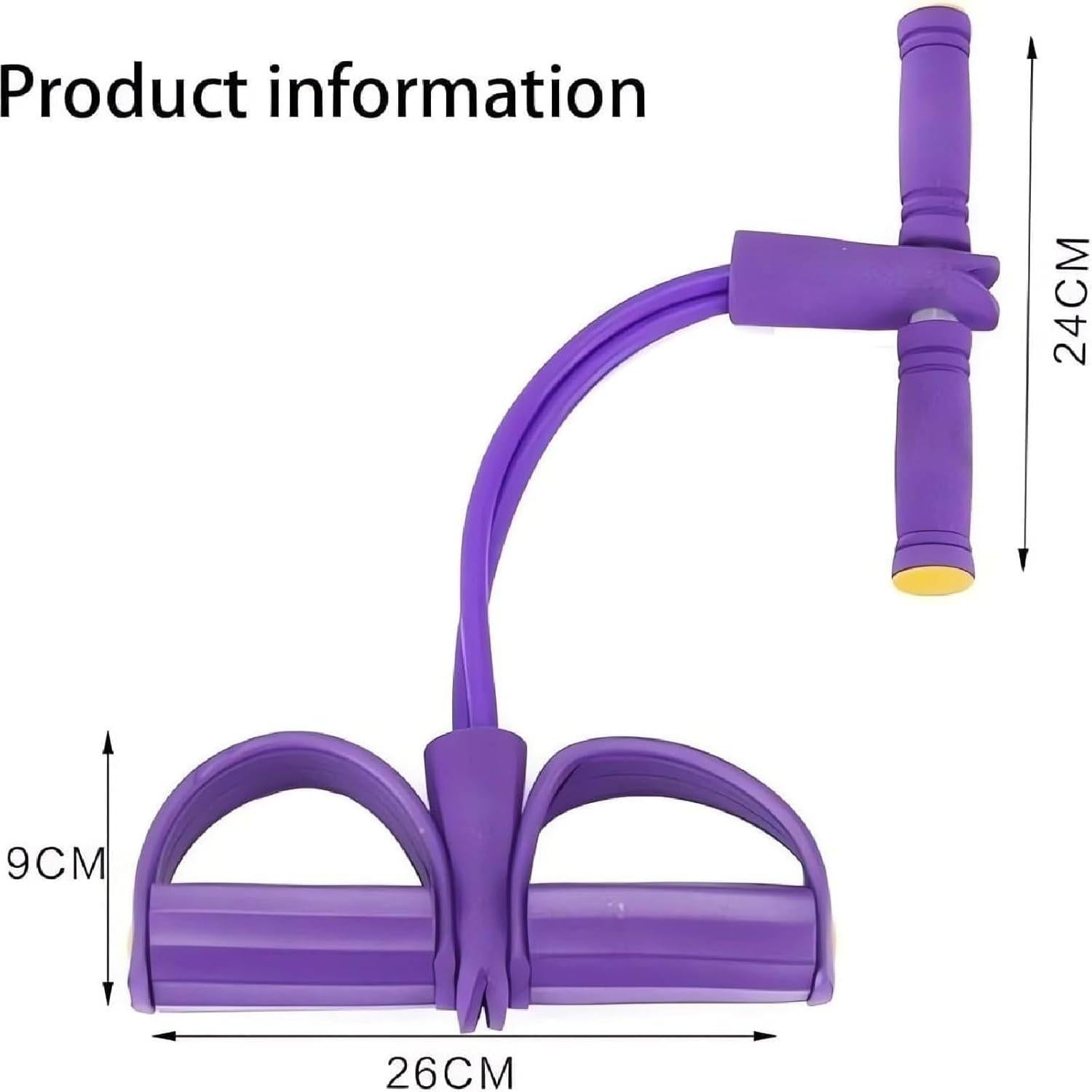 Banda de Resistencia con Pedal Genérico 6 Tubos Fitness Azul