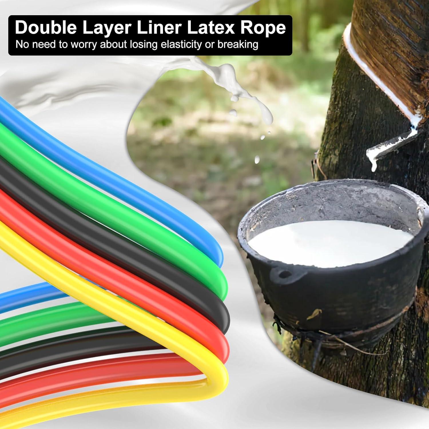 Juego de 5 Bandas de Resistencia twocorn - 4.5 a 22.7 kg