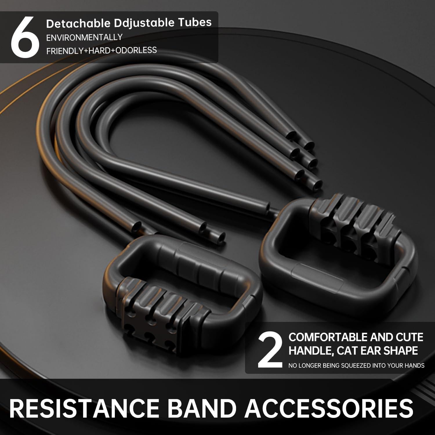 Bandas de Resistencia KZ-ADRP 6 Niveles Ajustables para Ejercicio