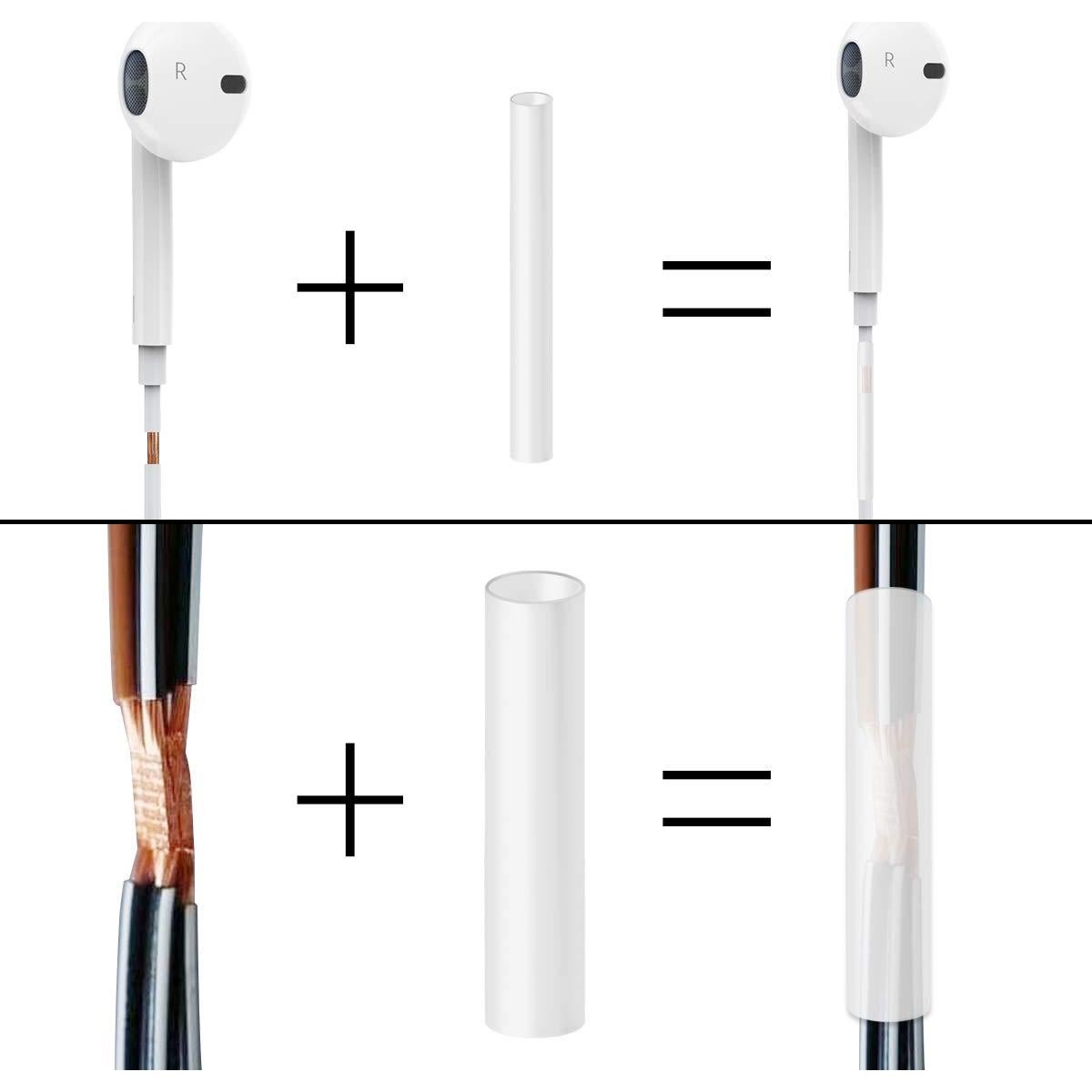 Kit de Tubos Termocontraíbles XHF 205 Pcs 3:1 Claro 3.5 cm