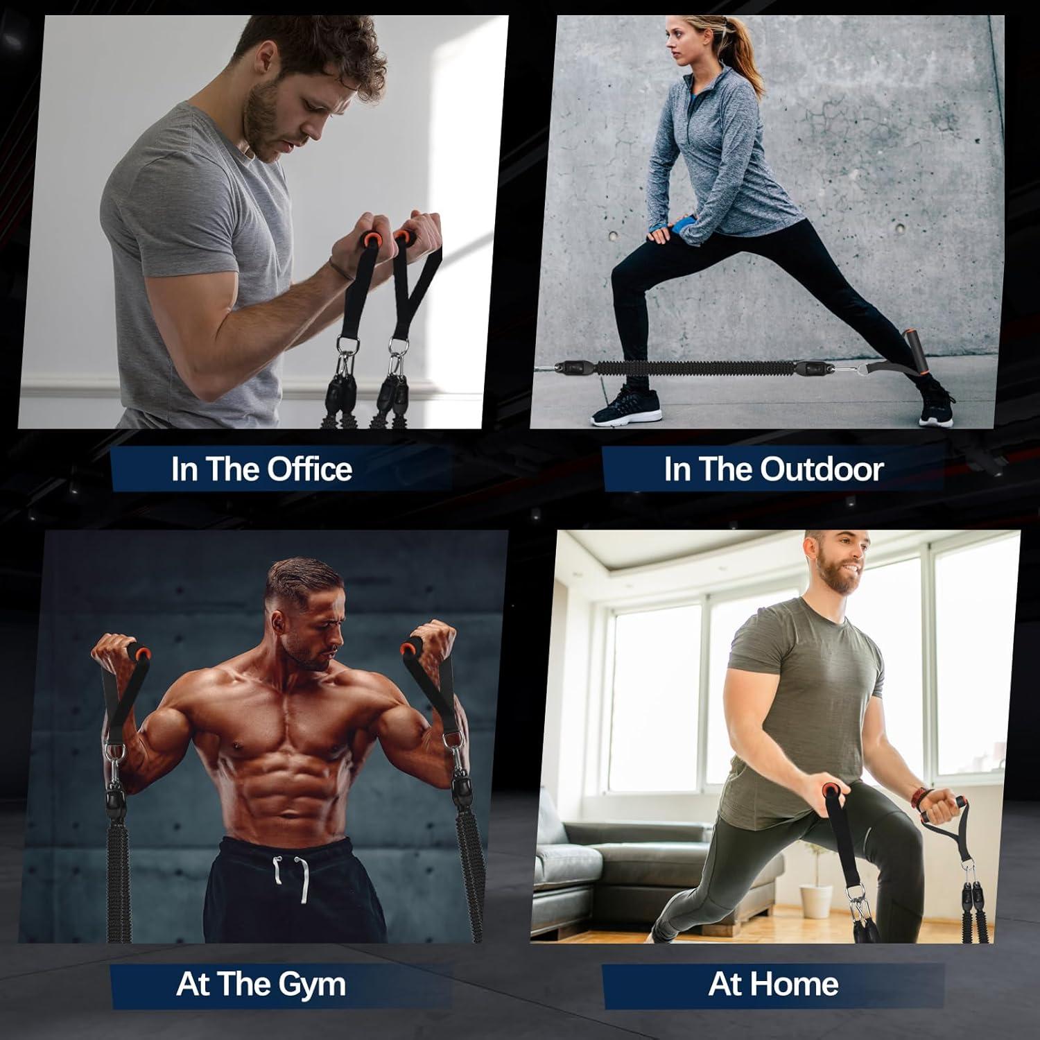 Banda de Resistencia con Pedal Awaiymi 25LB para Fitness