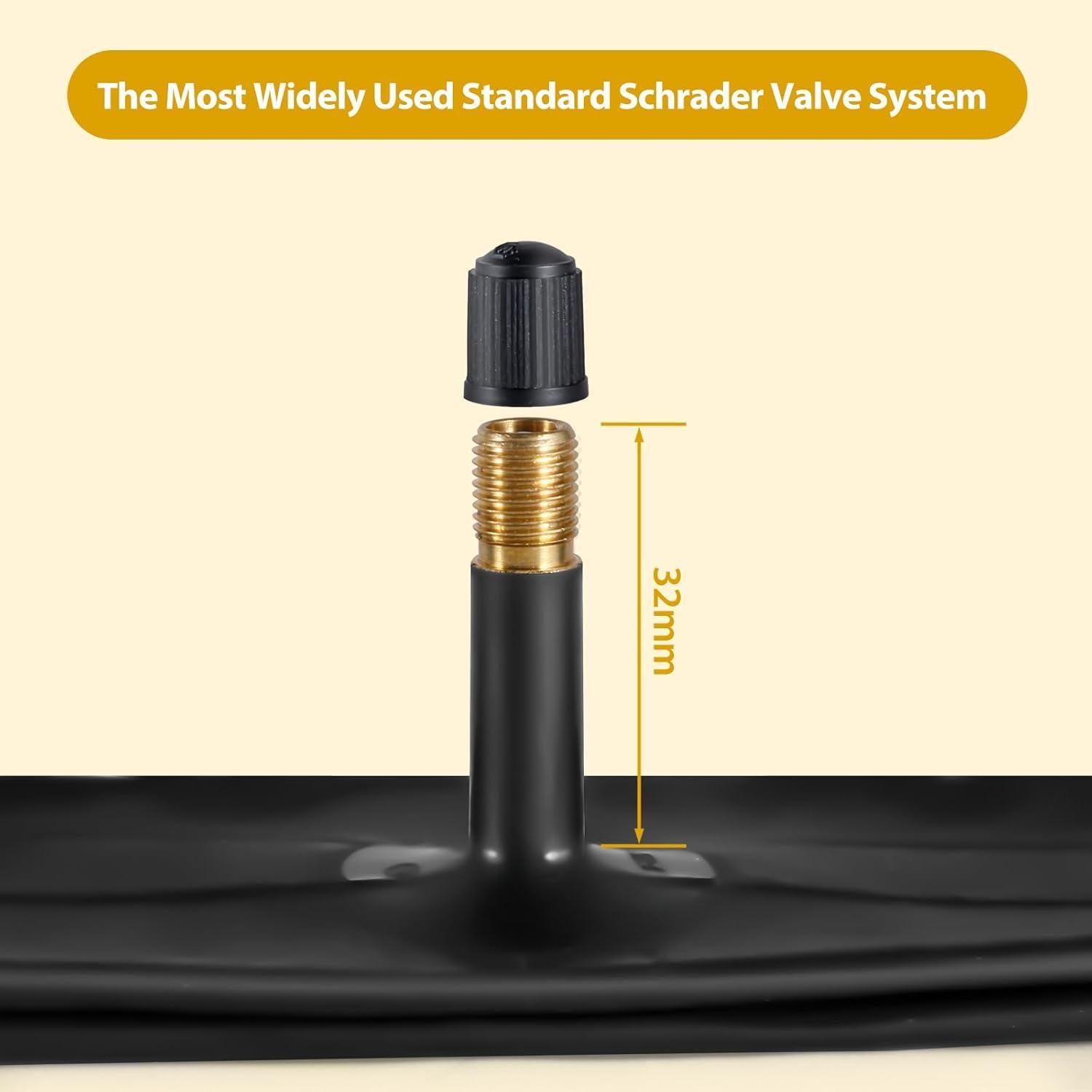 Paquete de 2 Tubos de Neumático 20" x 4.0 Gesinikad Schrader