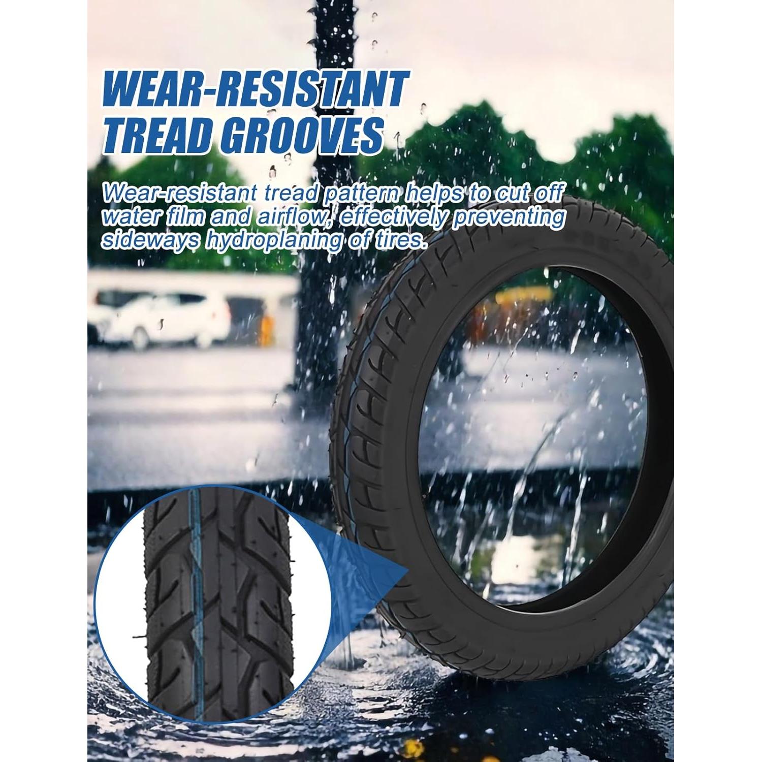 Neumáticos y Tubos 14x2.125 NiuJKun para Bicicleta Eléctrica