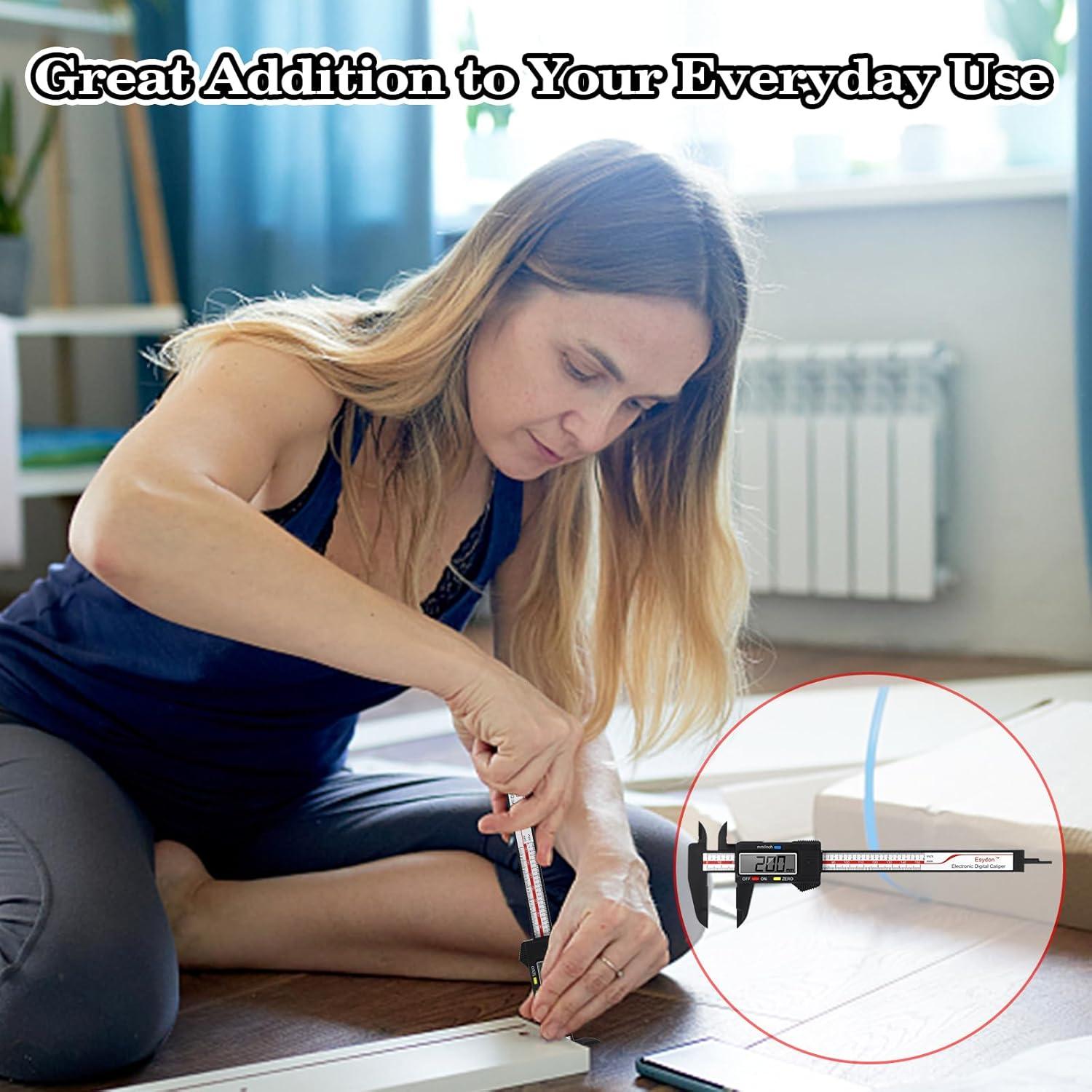 Calibrador Digital Esydon 150 mm con Pantalla LCD y Estuche