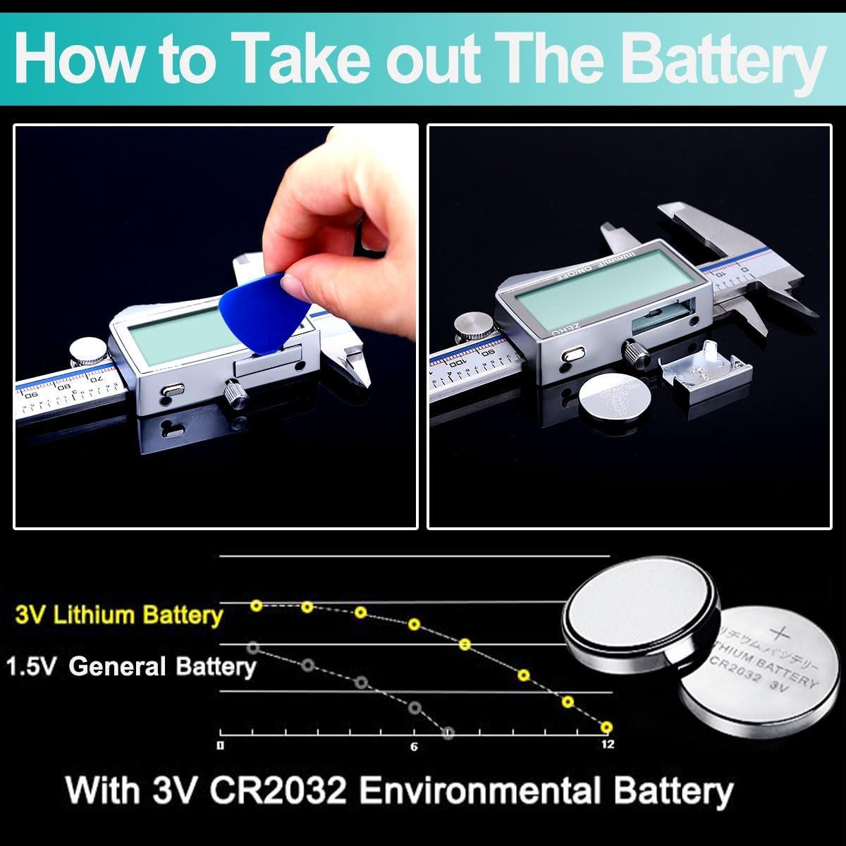Calibrador Digital Kynup 150mm, Acero Inoxidable, Pantalla LCD