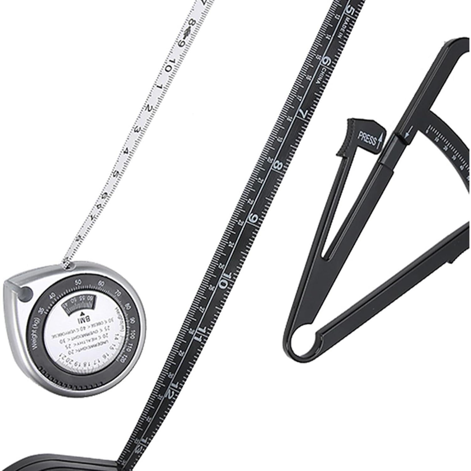 Kit de Medición Corporal WGFOIP - Cinta, Calibrador y Regla