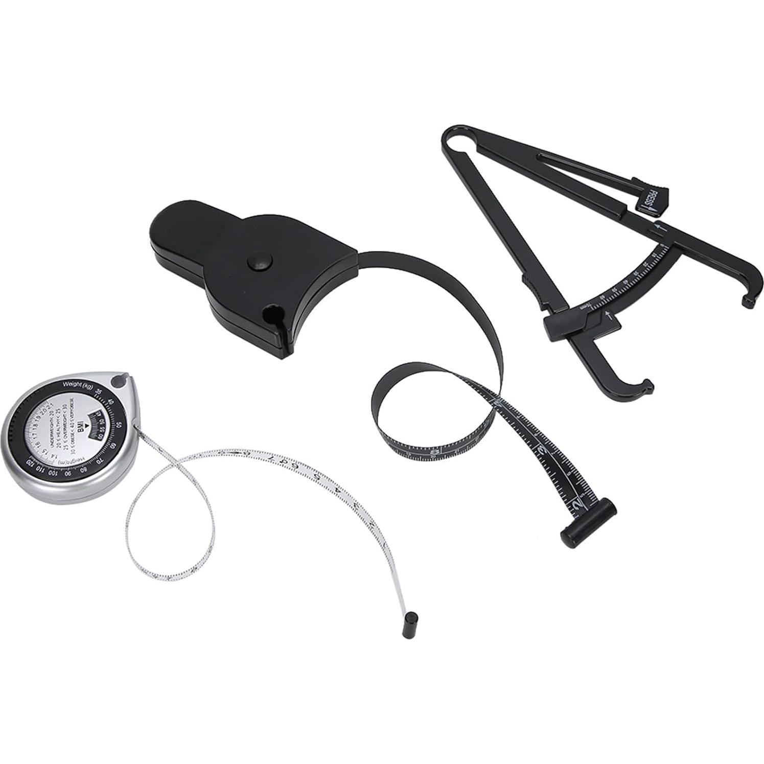 Kit de Medición Corporal WGFOIP - Cinta, Calibrador y Regla