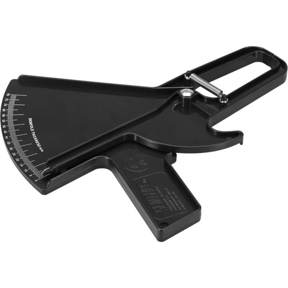 Calibrador de Grasa Corporal ZJchao 0-80mm ABS Negro