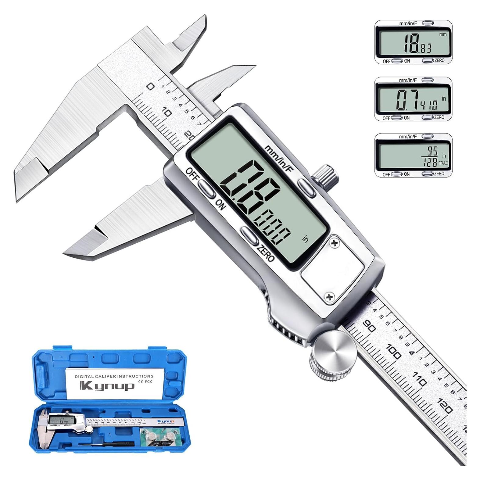 Calibrador Digital Kynup KY-21S 150 mm Acero Inoxidable